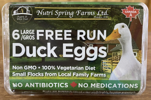 Nutri Spring Farms Free Run Duck Eggs Nutri Spring Farms Free Run Duck Eggs
